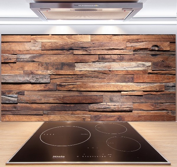 Panel de pared de cocina pared de madera