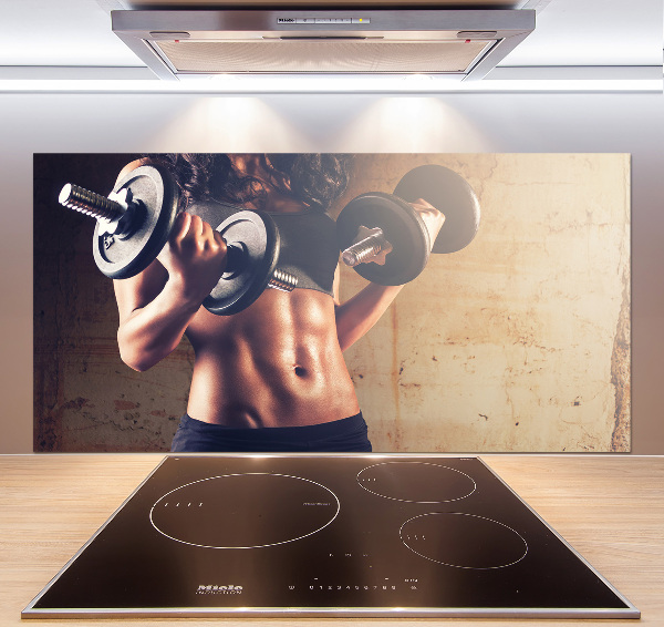 Salpicadero para cocina desarrollo muscular