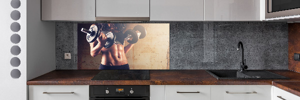 Salpicadero para cocina desarrollo muscular