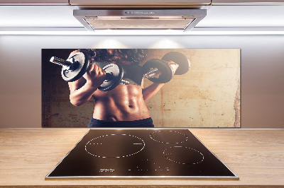 Salpicadero para cocina desarrollo muscular