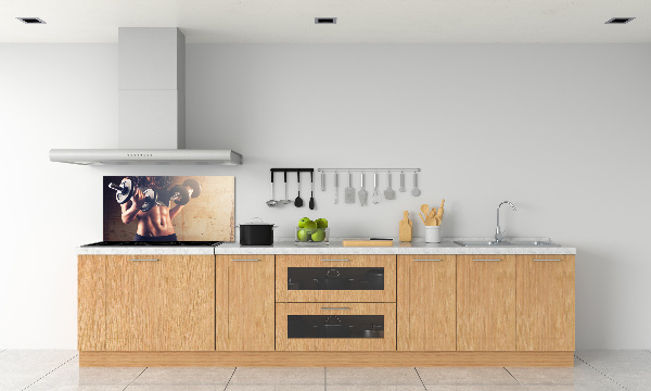 Salpicadero para cocina desarrollo muscular