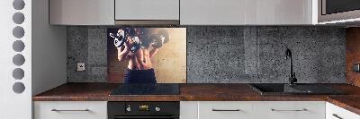 Salpicadero para cocina desarrollo muscular