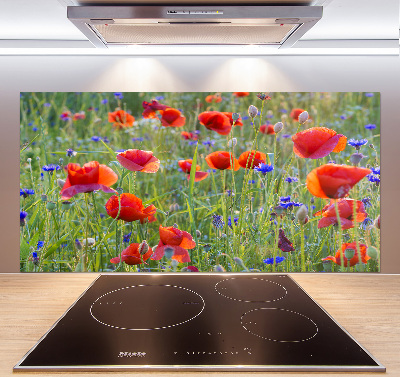 Panel de pared de cocina Flores silvestres