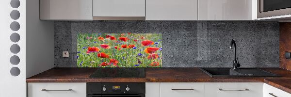 Panel de pared de cocina Flores silvestres