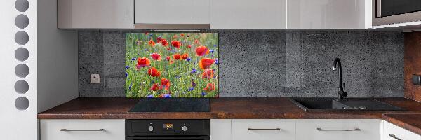 Panel de pared de cocina Flores silvestres