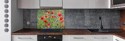Panel de pared de cocina Flores silvestres