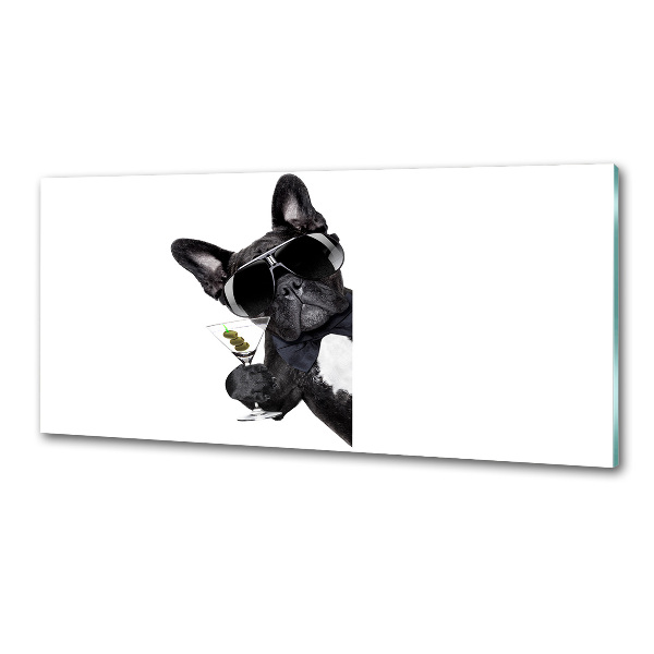 Panel para cocina Perro Martini