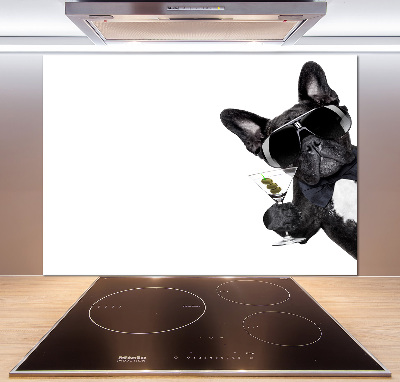 Panel para cocina Perro Martini