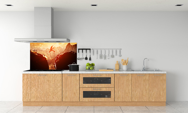 Panel lacobel Skok nad przepaścią