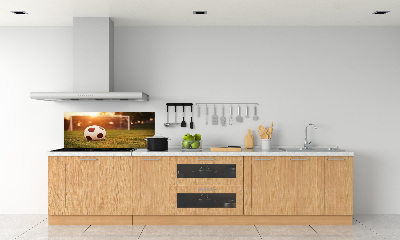 Panel de pared de cocina El balón en el campo