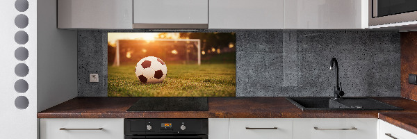 Panel de pared de cocina El balón en el campo