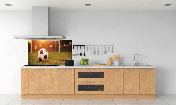 Panel de pared de cocina El balón en el campo