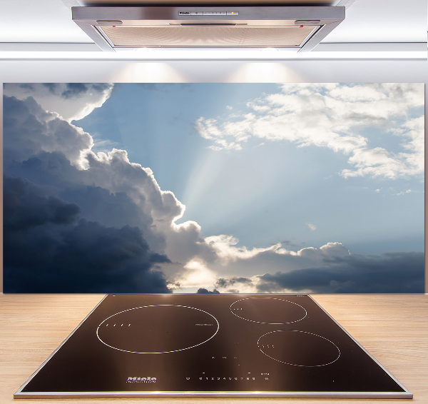 Salpicadero de cocina Nubes en el cielo