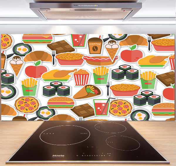 Salpicadero de cocina Comida rápida