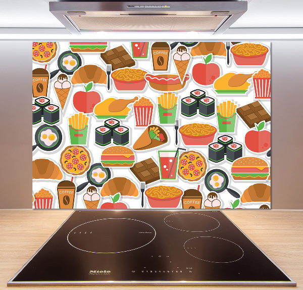 Salpicadero de cocina Comida rápida