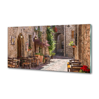 Panel antisalpicaduras Calle italiana