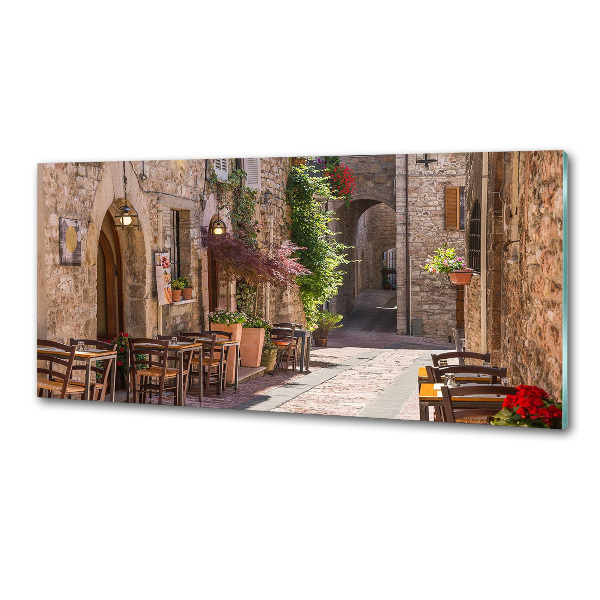 Panel antisalpicaduras Calle italiana