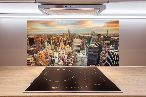 Panel para cocina Vista aérea de Nueva York