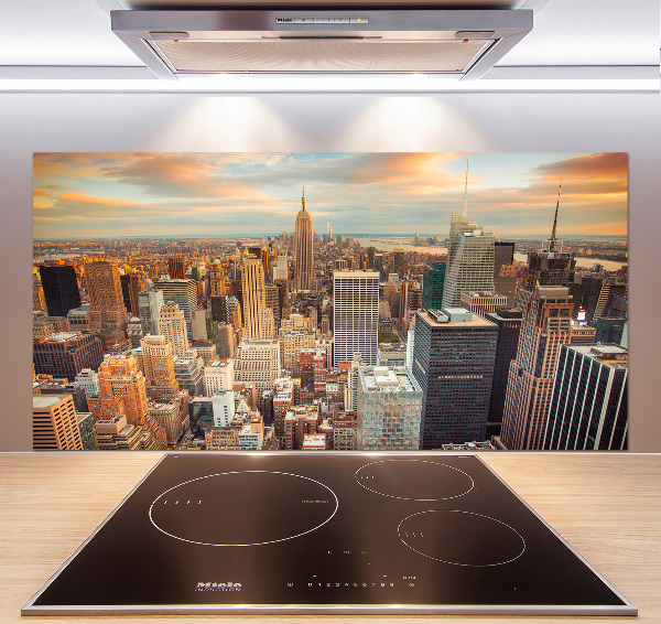 Panel para cocina Vista aérea de Nueva York