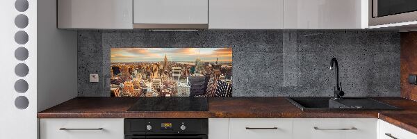 Panel para cocina Vista aérea de Nueva York