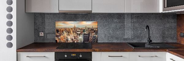 Panel para cocina Vista aérea de Nueva York
