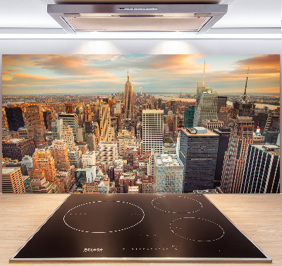 Panel para cocina Vista aérea de Nueva York