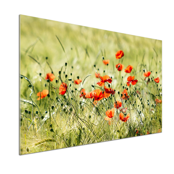 Salpicadero de cocina Amapolas