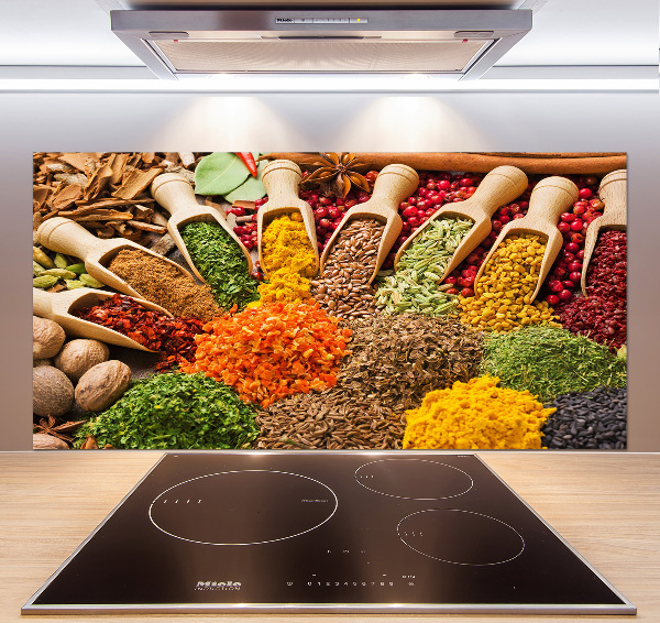 Panel para cocina Especias de colores