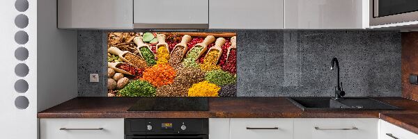 Panel para cocina Especias de colores