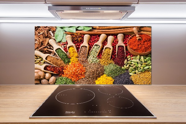 Salpicadero para cocina Especias de colores