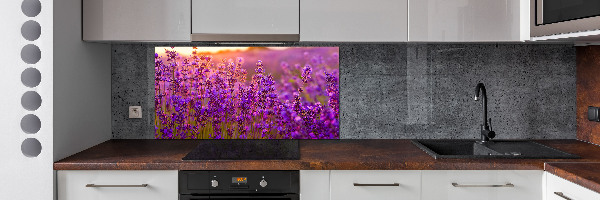 Salpicadero para cocina campo de lavanda