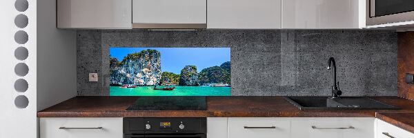 Salpicadero de cocina Barcos de Tailandia