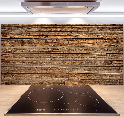 Panel antisalpicaduras pared de madera