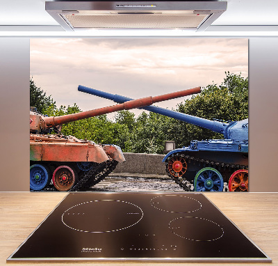 Panel de pared de cocina Dos tanques