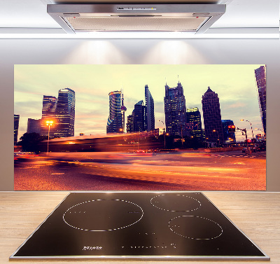 Panel antisalpicaduras Shanghái de noche