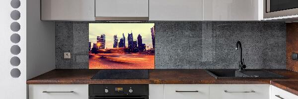 Panel do kuchni Szanghaj nocą