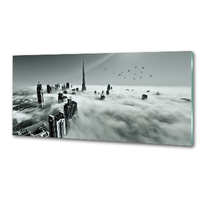 Panel para cocina Niebla sobre Dubái