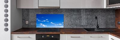 Panel de pared de cocina Nubes en el cielo