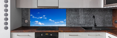 Panel de pared de cocina Nubes en el cielo