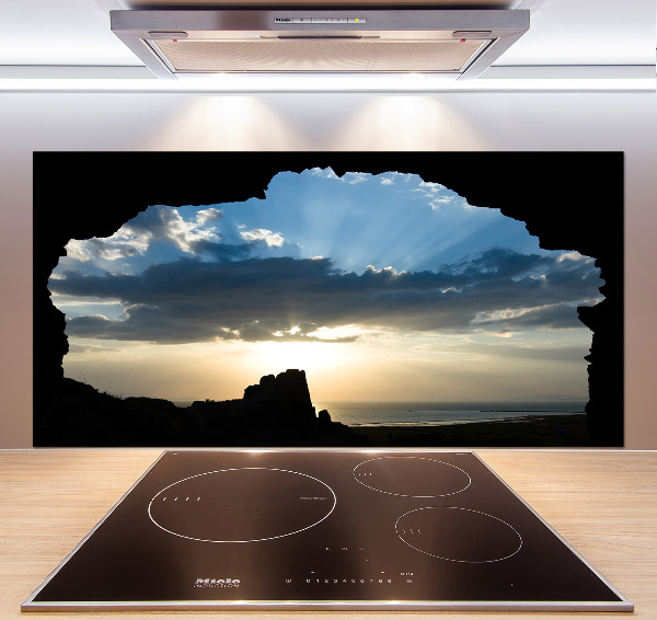 Panel do kuchni Zachód słońca