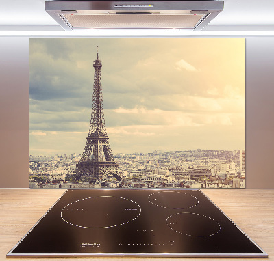 Panel de pared de cocina Torre Eiffel de París