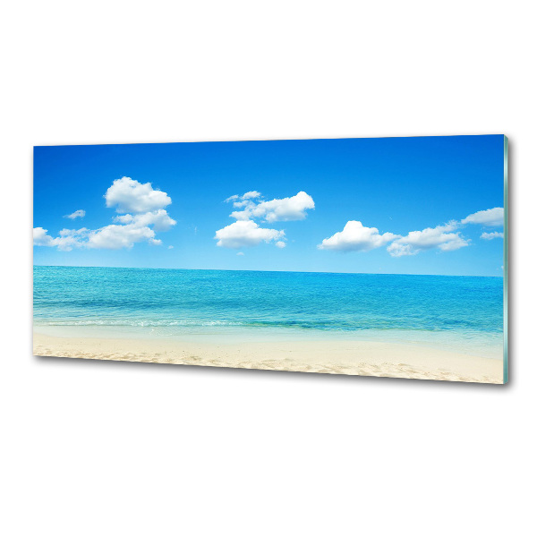 Panel antisalpicaduras Playa Paraíso