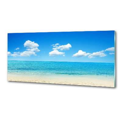 Panel antisalpicaduras Playa Paraíso