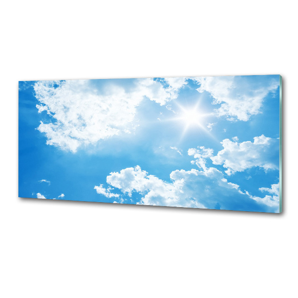Panel antisalpicaduras Nubes en el cielo