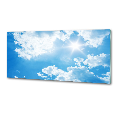 Panel antisalpicaduras Nubes en el cielo