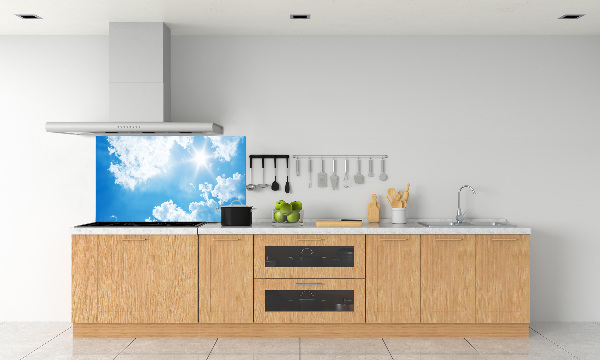 Panel antisalpicaduras Nubes en el cielo