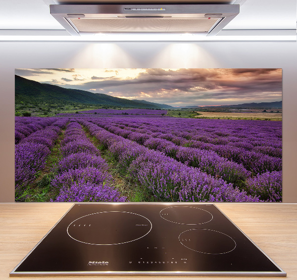 Panel para cocina campo de lavanda