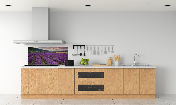 Panel para cocina campo de lavanda
