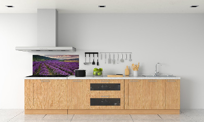 Panel para cocina campo de lavanda