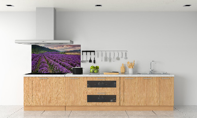 Panel para cocina campo de lavanda